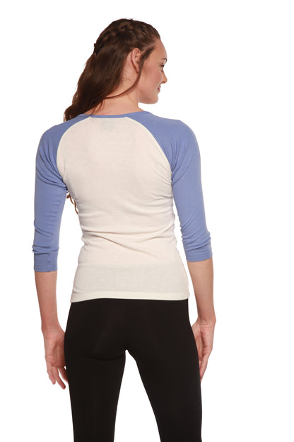 Women's 3/4 sleeve baseball tee – view 10