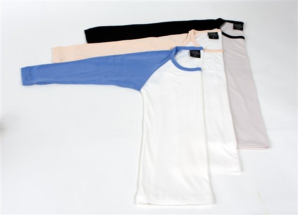Women's 3/4 sleeve baseball tee – view 11