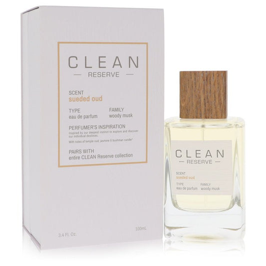 Clean Sueded Oud by Clean Eau De Parfum Spray 3.4 oz for Women by Avera Group
