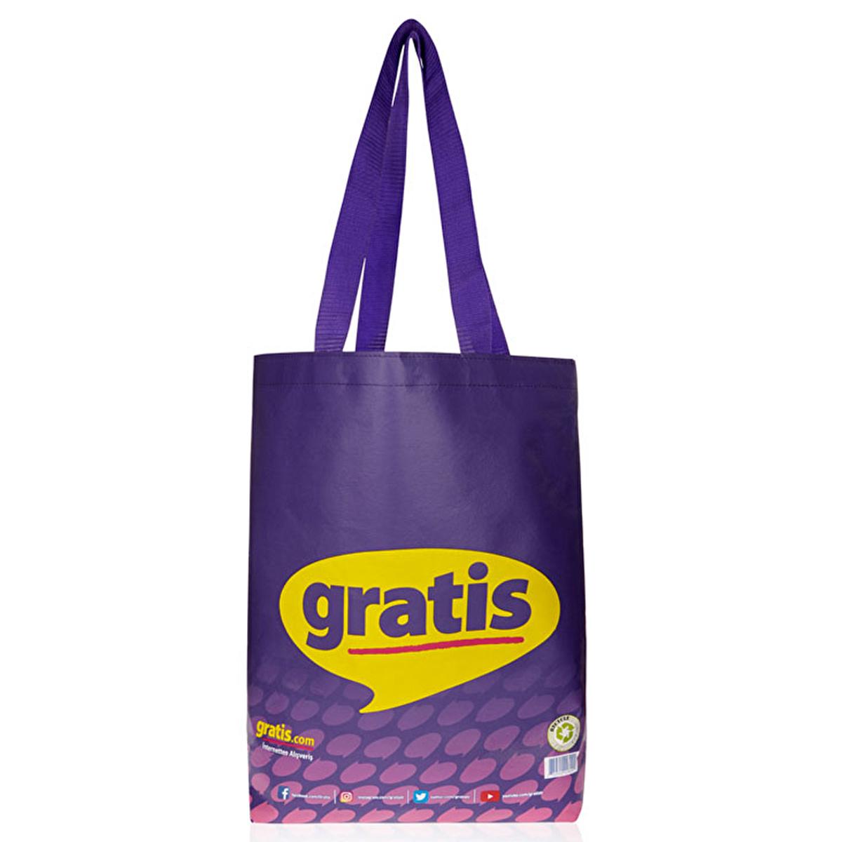 Gratis reusable eco-friendly shopping tote bag