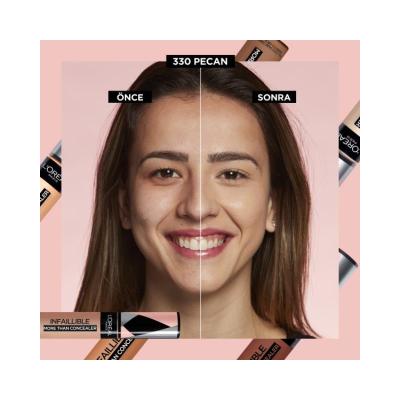 Loreal Paris Infaillible Concealer - Long-Lasting Full Coverage for All Skin Types by Beauty Care Bag