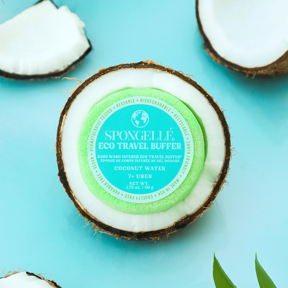 Coconut Water | Eco Travel BufferBody Wash Infused BufferTorqelo.com