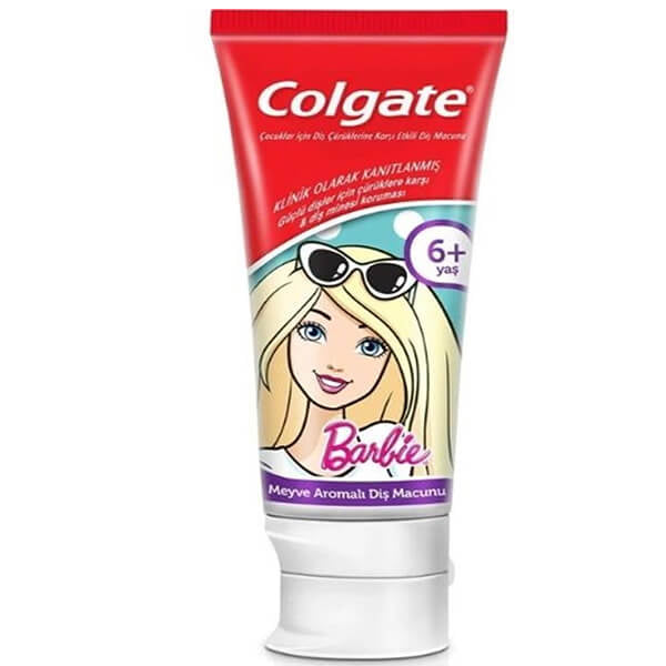 Colgate Barbie Kids Toothpaste for Ages 6+ 75 ml by Beauty Care Bag