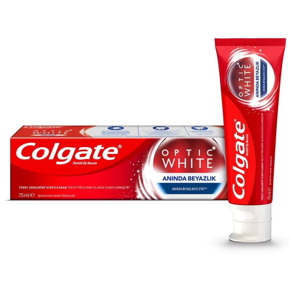 Colgate Optic White Instant Whitening Toothpaste 75ml by Beauty Care Bag