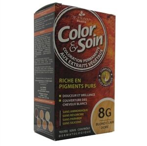 Color & Soin Hair Color 8G Light Copper Blonde 135ml by Beauty Care Bag