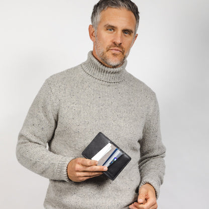 Compact Bifold with RFID protection - BlackSmall BifoldTorqelo.com