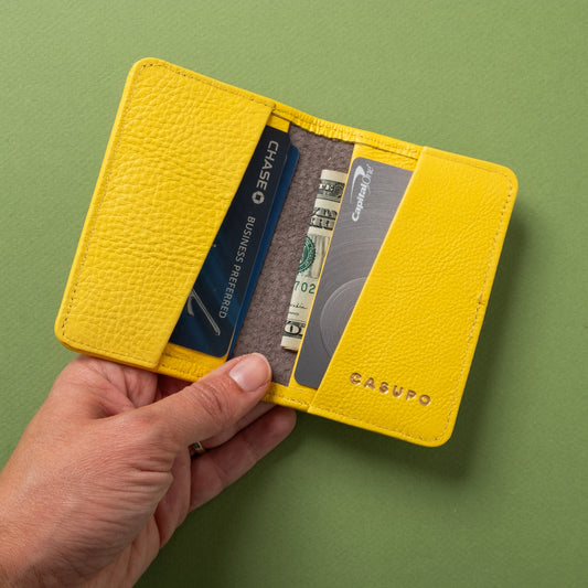 Compact Bifold with RFID Protection - Sunny YellowSmall BifoldTorqelo.com