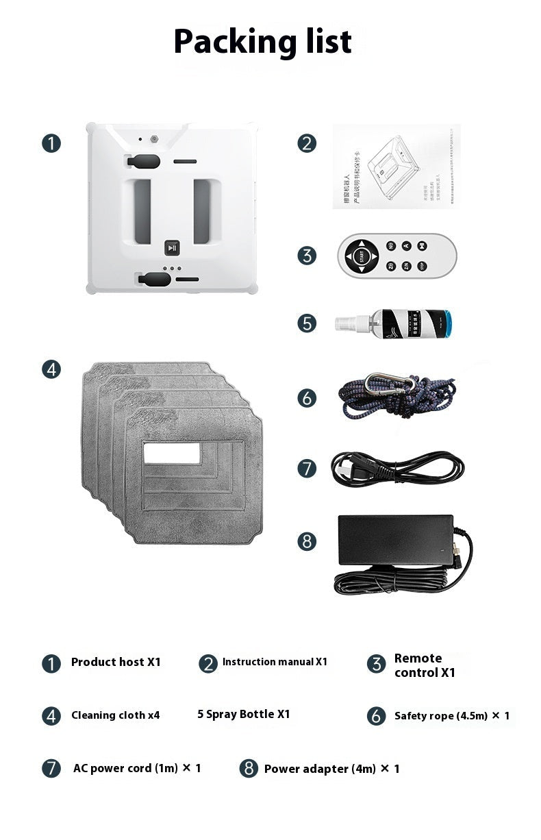 Compact Window Cleaning Robot – Smart Automatic Glass CleanerWindow cleaner robotTorqelo.com