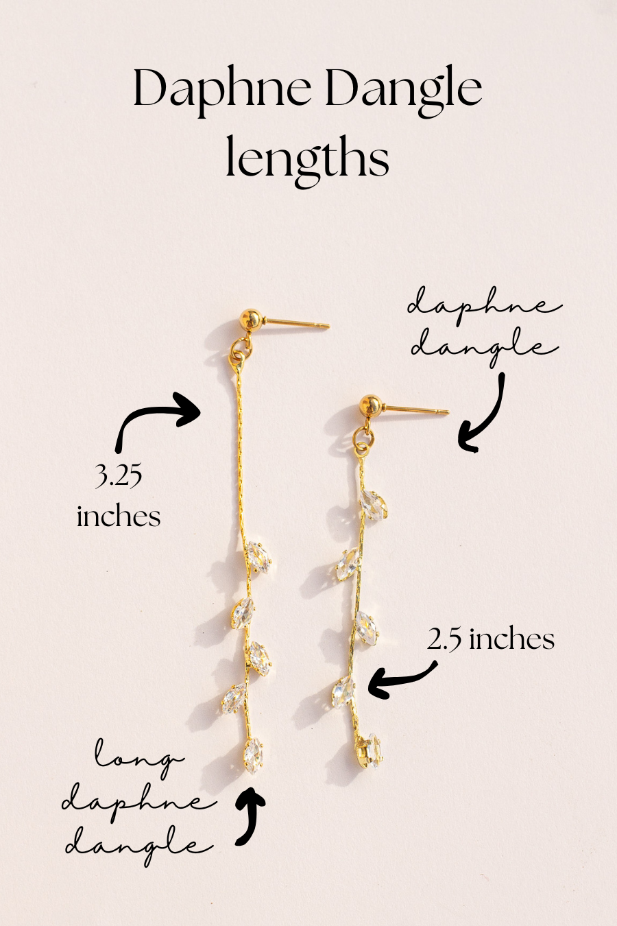 Daphne Dangle by Rose & Clay