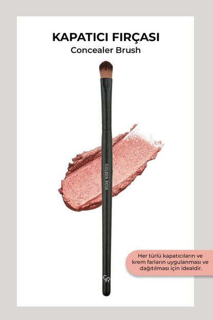 Golden Rose Concealer Brush for Flawless Coverage 1 Pc by Beauty Care Bag