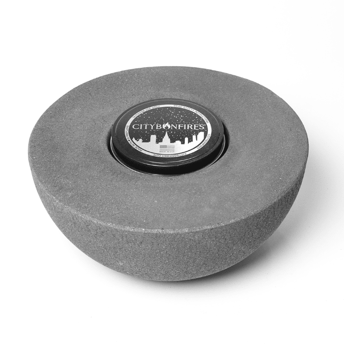 Concrete Semi-Round Fire PitOutdoorsTorqelo.com