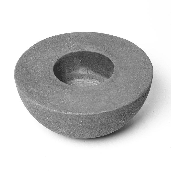 Concrete Semi-Round Fire PitOutdoorsTorqelo.com