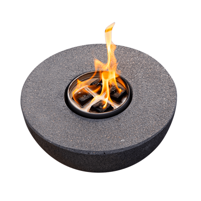Concrete Semi-Round Fire PitOutdoorsTorqelo.com