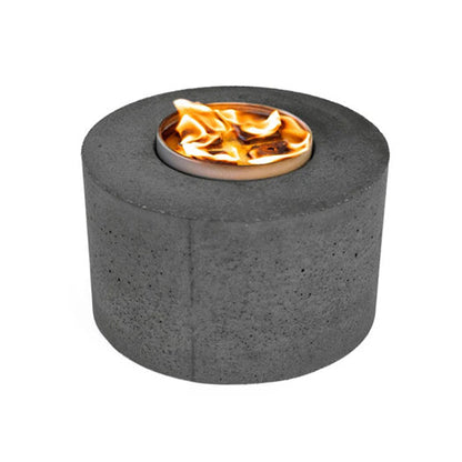Classic Cylinder Concrete Fire Pit by City Bonfires