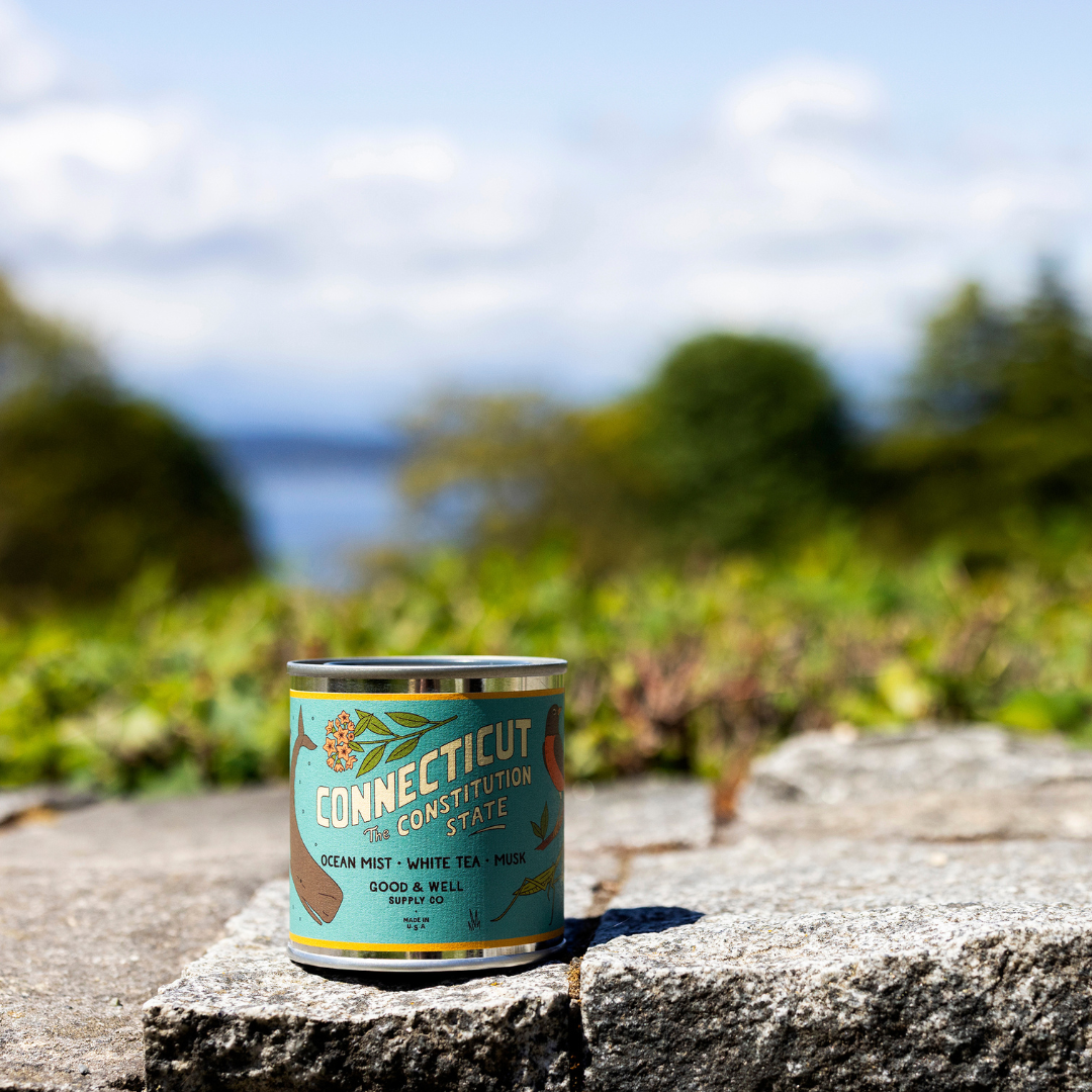 Connecticut State Candle by Good & Well Supply Co.