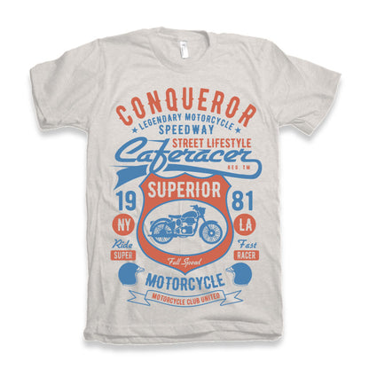 Conqueror Speedway men's bamboo graphic T-shirt – view 2