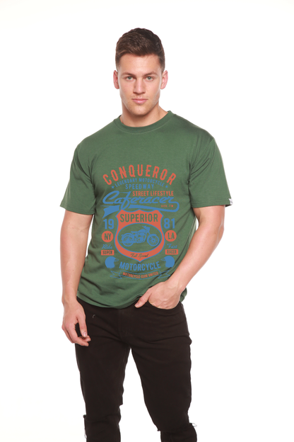 Conqueror Speedway men's bamboo graphic T-shirt – view 11