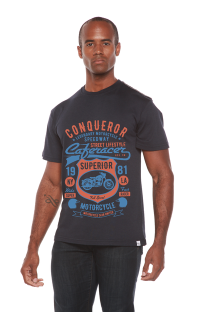 Conqueror Speedway men's bamboo graphic T-shirt – view 6