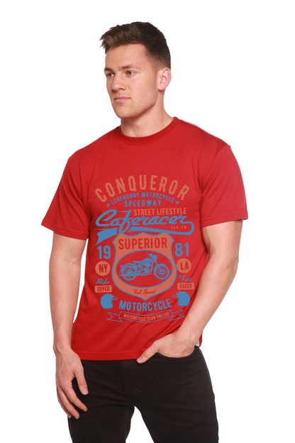 Conqueror Speedway men's bamboo graphic T-shirt – view 5