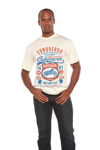 Conqueror Speedway men's bamboo graphic T-shirt – view 13