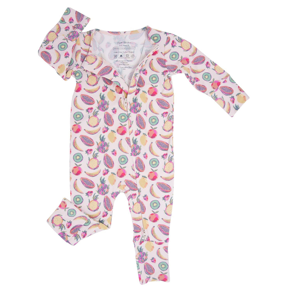 Tropical Fruit Convertible Romper by Sweet Bamboo