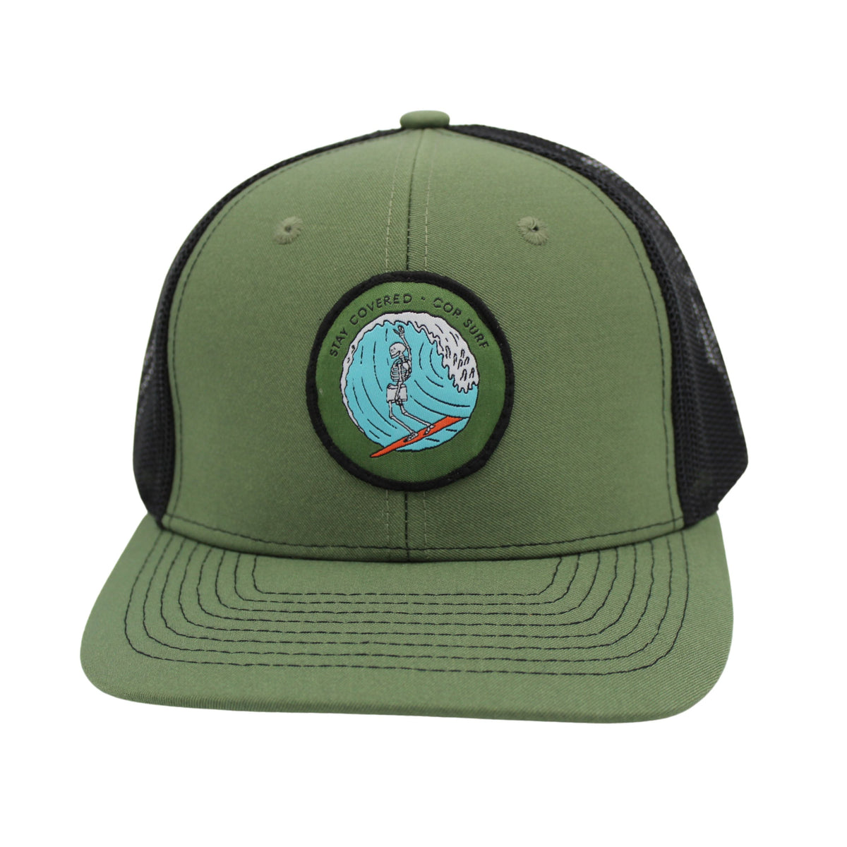 Stay Covered Trucker Hat by COR Surf