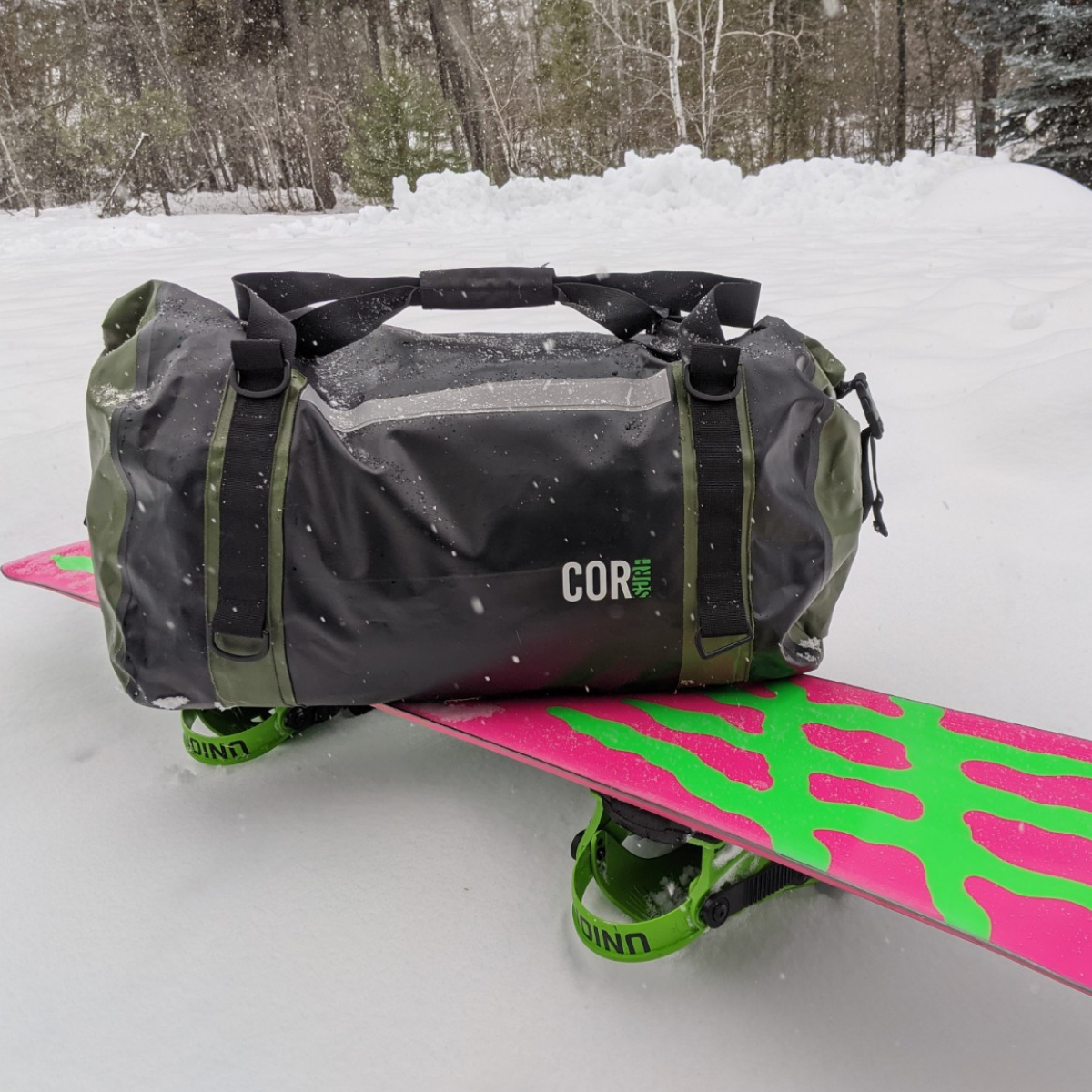 Waterproof Roll-Top Dry Duffel Bag (60L) by COR Surf