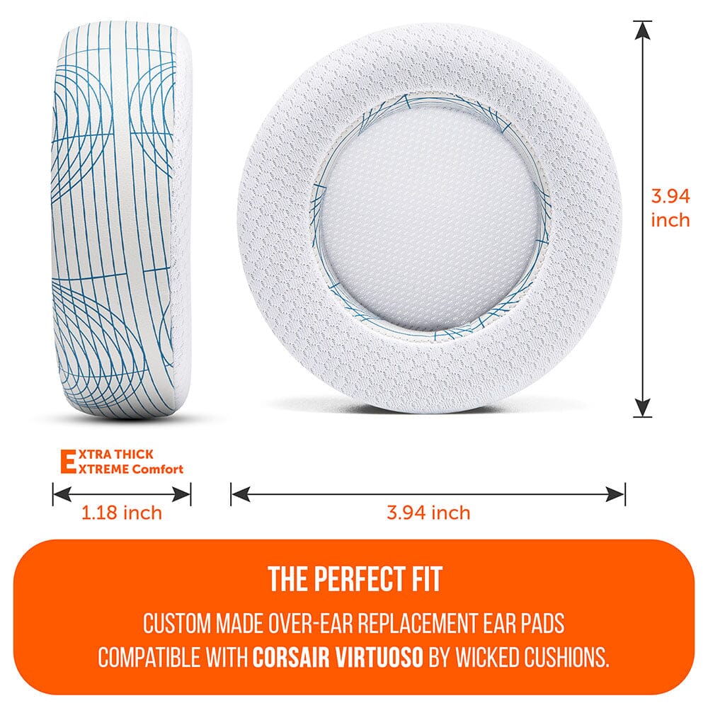 Corsair Virtuoso Earpads - WC FreeZe Cooling GelCooling Gel Ear PadsTorqelo.com