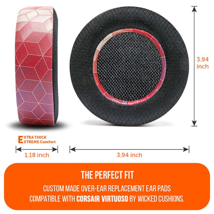 Corsair Virtuoso Earpads - WC FreeZe Cooling GelCooling Gel Ear PadsTorqelo.com