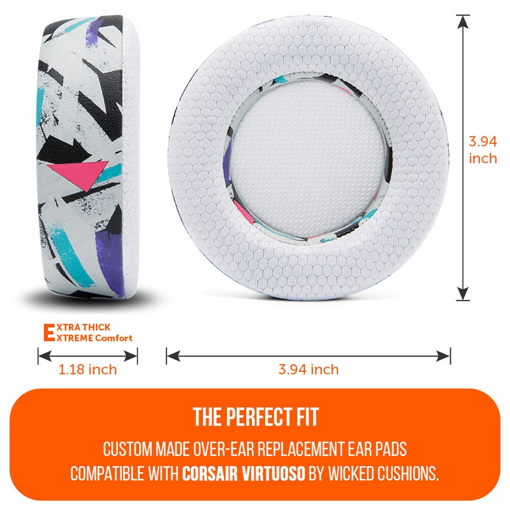 Corsair Virtuoso Earpads - WC FreeZe Cooling GelCooling Gel Ear PadsTorqelo.com