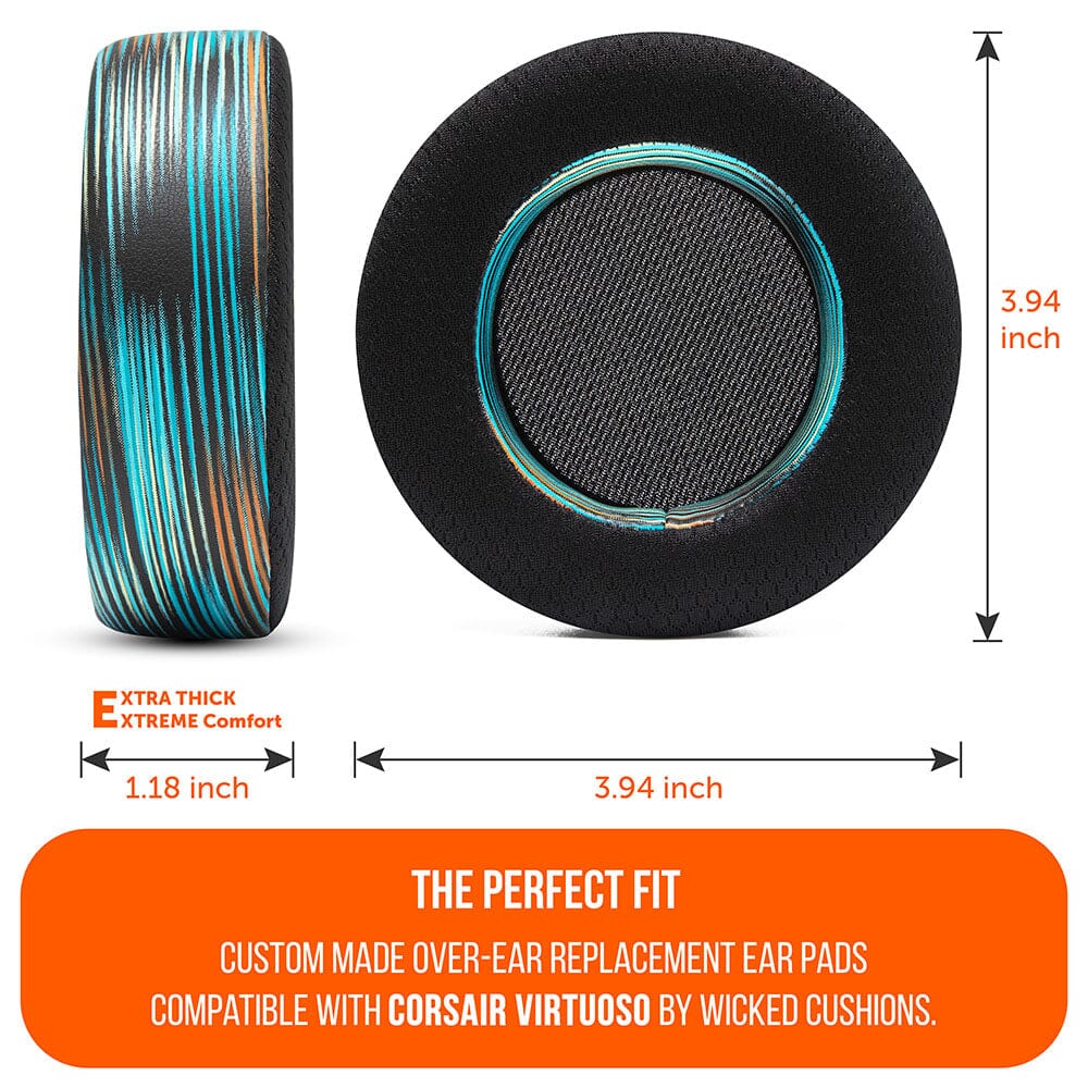 Corsair Virtuoso Earpads - WC FreeZe Cooling GelCooling Gel Ear PadsTorqelo.com