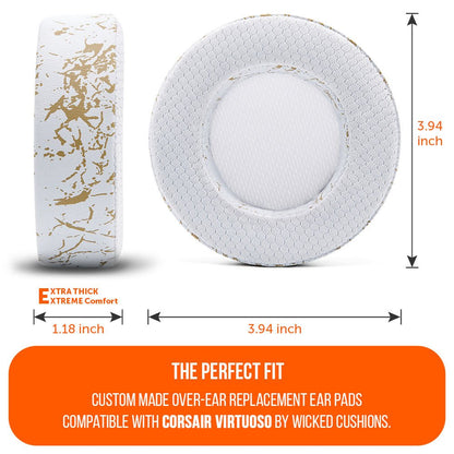 Corsair Virtuoso Earpads - WC FreeZe Cooling GelCooling Gel Ear PadsTorqelo.com