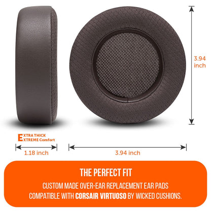 Corsair Virtuoso Earpads - WC FreeZe Cooling GelCooling Gel Ear PadsTorqelo.com