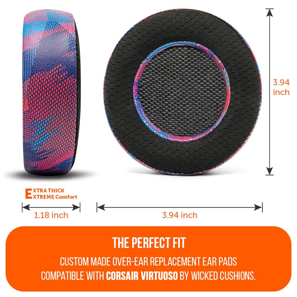 Corsair Virtuoso Earpads - WC FreeZe Cooling GelCooling Gel Ear PadsTorqelo.com