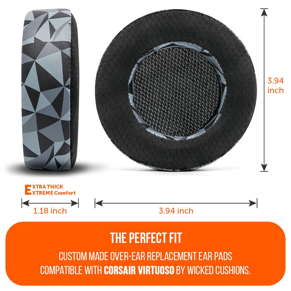 Corsair Virtuoso Earpads - WC FreeZe Cooling GelCooling Gel Ear PadsTorqelo.com