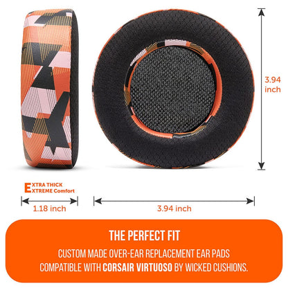 Corsair Virtuoso Earpads - WC FreeZe Cooling GelCooling Gel Ear PadsTorqelo.com