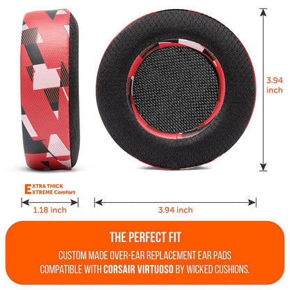 Corsair Virtuoso Earpads - WC FreeZe Cooling GelCooling Gel Ear PadsTorqelo.com