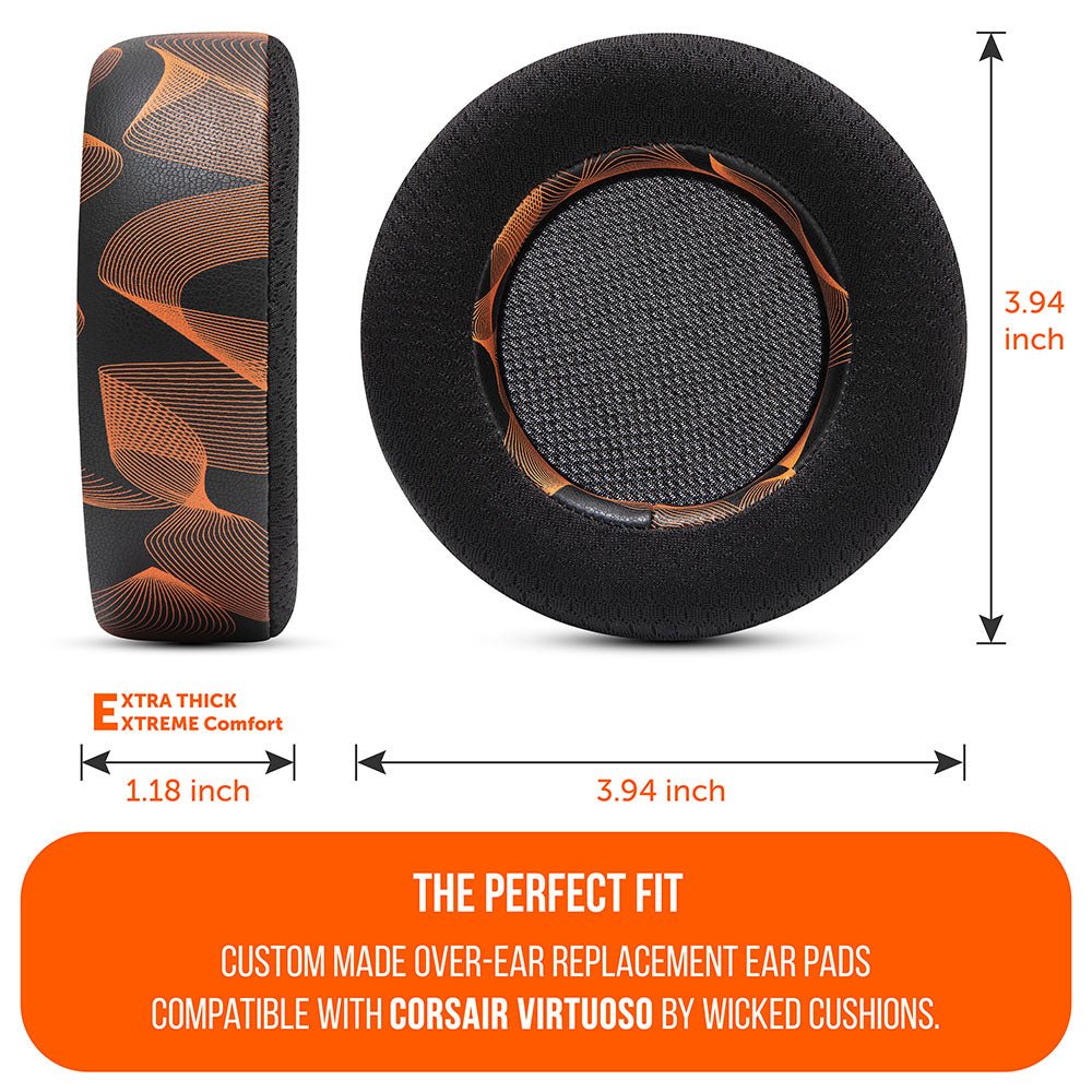 Corsair Virtuoso Earpads - WC FreeZe Cooling GelCooling Gel Ear PadsTorqelo.com