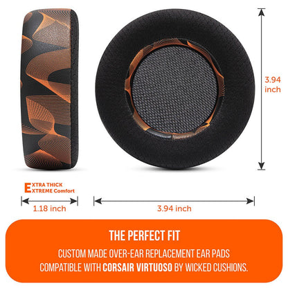 Corsair Virtuoso Earpads - WC FreeZe Cooling GelCooling Gel Ear PadsTorqelo.com