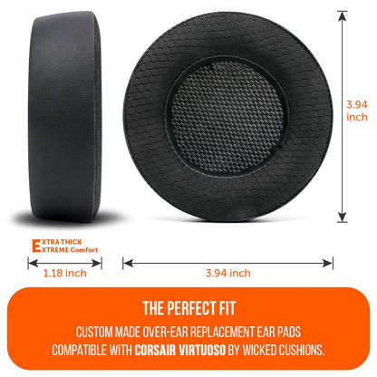 Corsair Virtuoso Earpads - WC FreeZe Cooling GelCooling Gel Ear PadsTorqelo.com