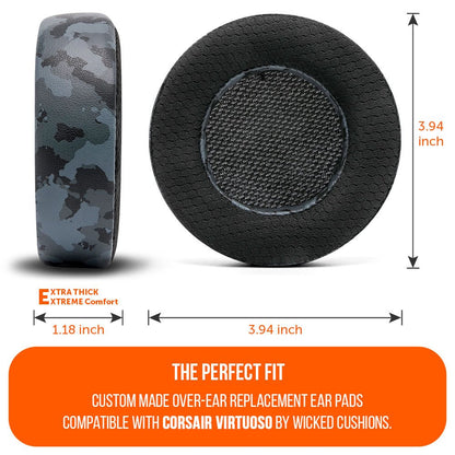 Corsair Virtuoso Earpads - WC FreeZe Cooling GelCooling Gel Ear PadsTorqelo.com
