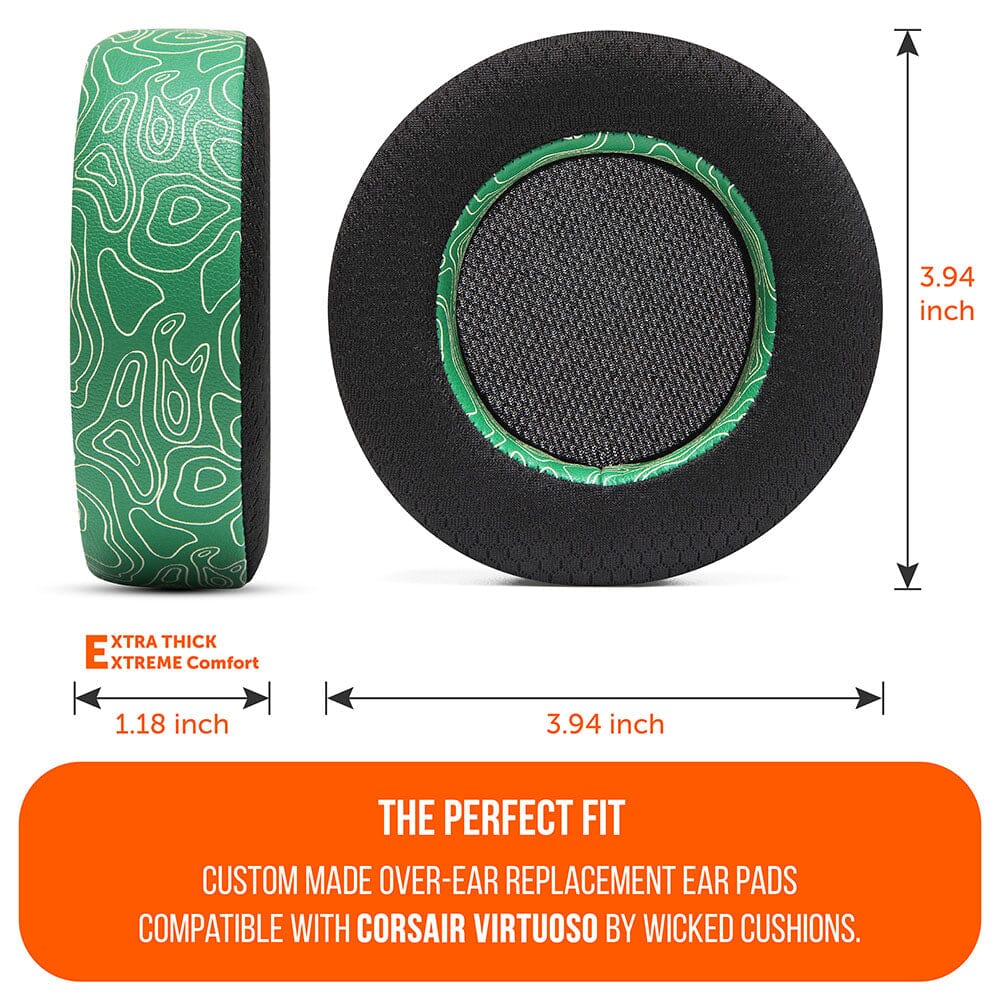 Corsair Virtuoso Earpads - WC FreeZe Cooling GelCooling Gel Ear PadsTorqelo.com