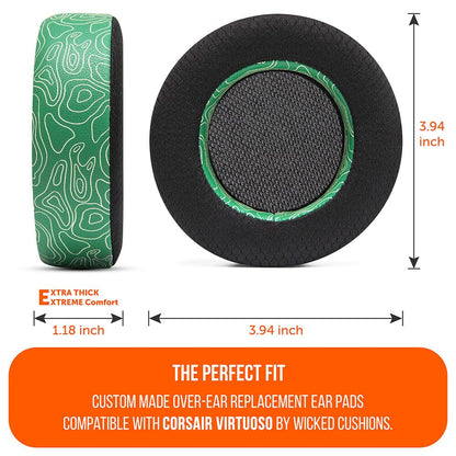 Corsair Virtuoso Earpads - WC FreeZe Cooling GelCooling Gel Ear PadsTorqelo.com
