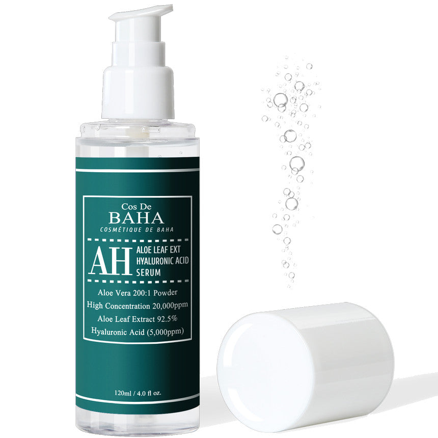 Cos De BAHA AH Aloe Leaf Ext Hyaluronic Acid Serum 120ml by Seoulia