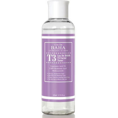 Cos De BAHA T3 Advanced 3% Tranexamic Acid Facial Toner 200ml by Seoulia