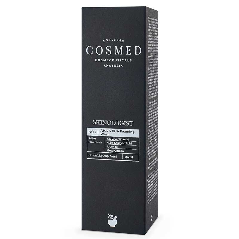 Cosmed Skinologist AHA BHA Foaming Wash for Smooth Skin 150 ml by Beauty Care Bag