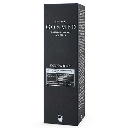 Cosmed Skinologist AHA BHA Foaming Wash for Smooth Skin 150 ml by Beauty Care Bag
