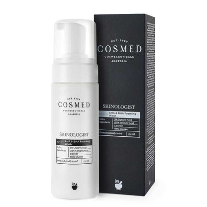 Cosmed Skinologist AHA BHA Foaming Wash for Smooth Skin 150 ml by Beauty Care Bag