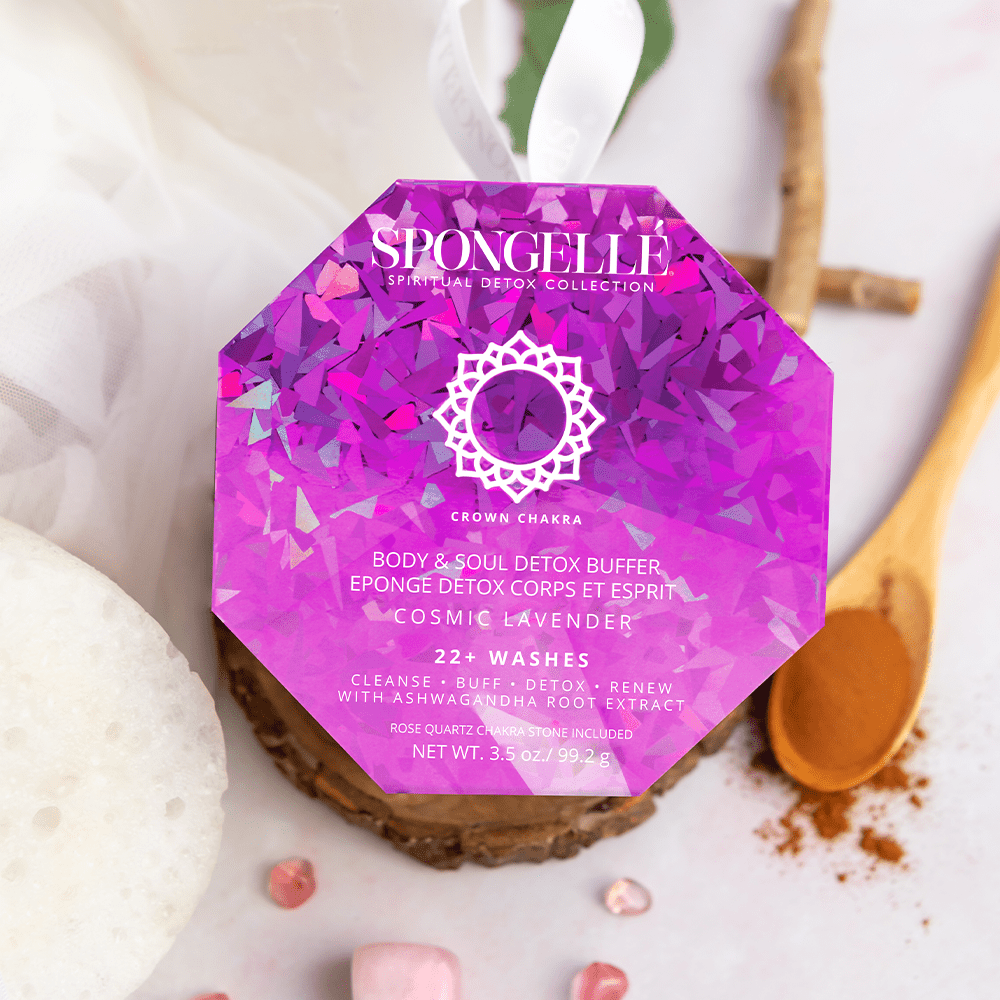 Cosmic Lavender | Spiritual Detox (Rose Quartz)Body Wash Infused BufferTorqelo.com
