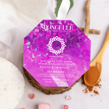 Cosmic Lavender | Spiritual Detox (Rose Quartz)Body Wash Infused BufferTorqelo.com